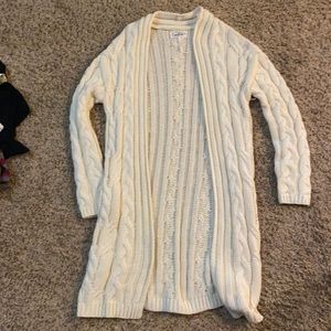 Confess size small crocheted cardigan